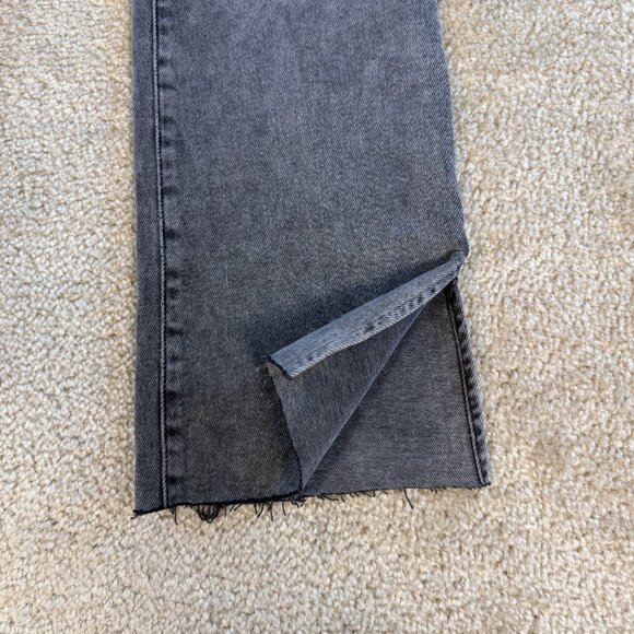 Madewell Jeans Womens Size 29P Petite Kick Out Full Length Denim Ankle Slit F631 - Picture 2 of 16